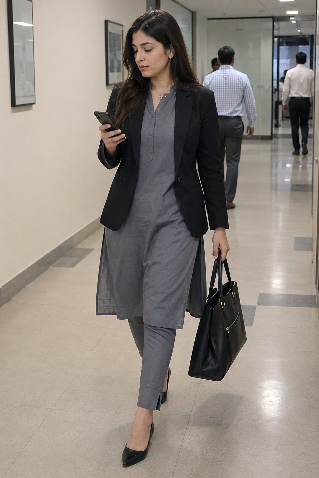 Kurta with Cigarette Pants for the Office