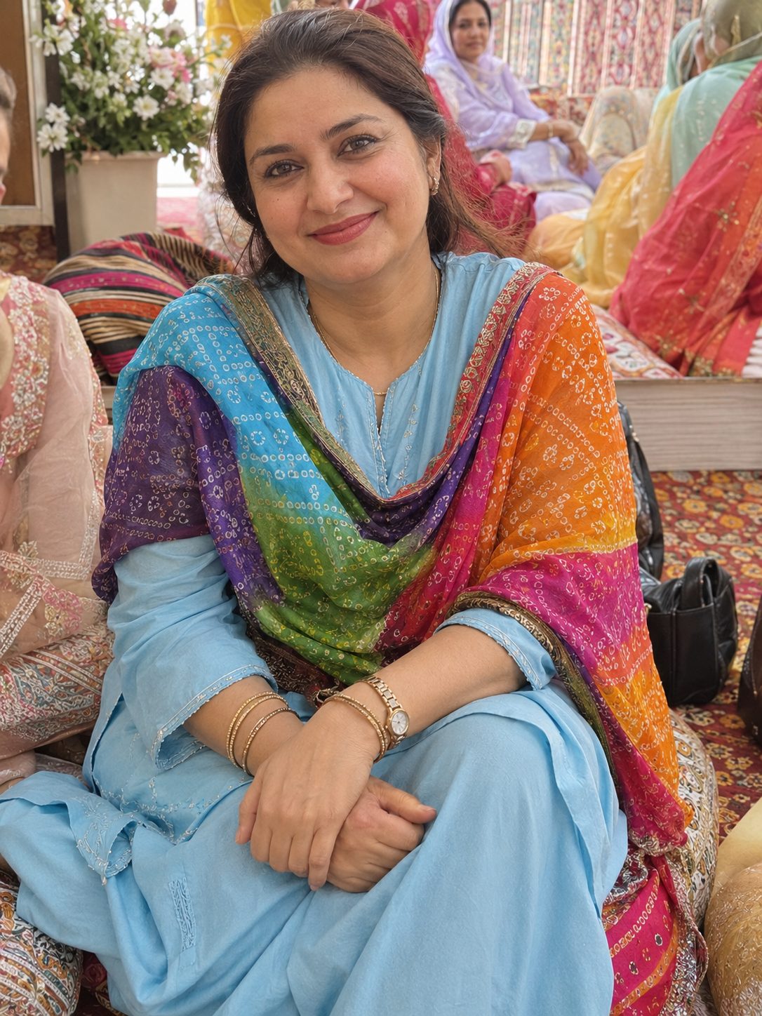 Kurta with Shalwar and Chunri Dupatta