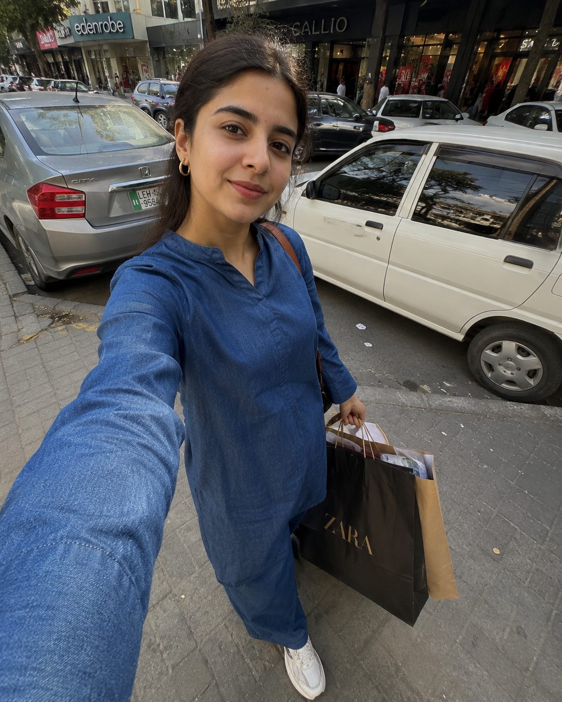 Kurta with Sneakers for a Casual Day Out
