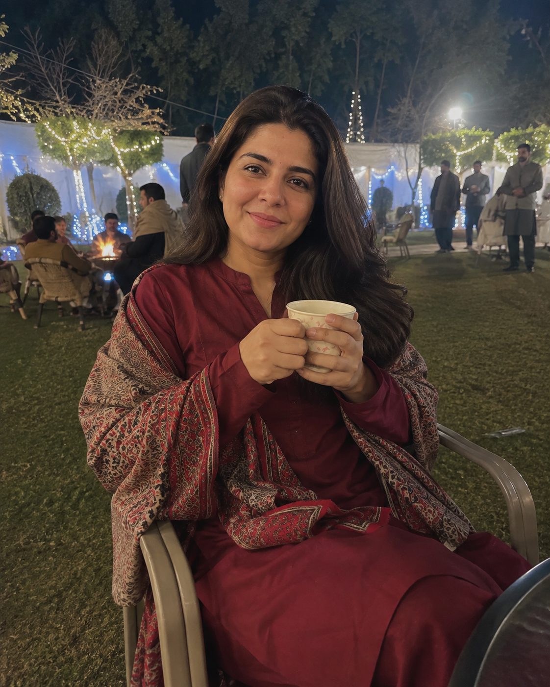 Kurta with Shawl for Winter