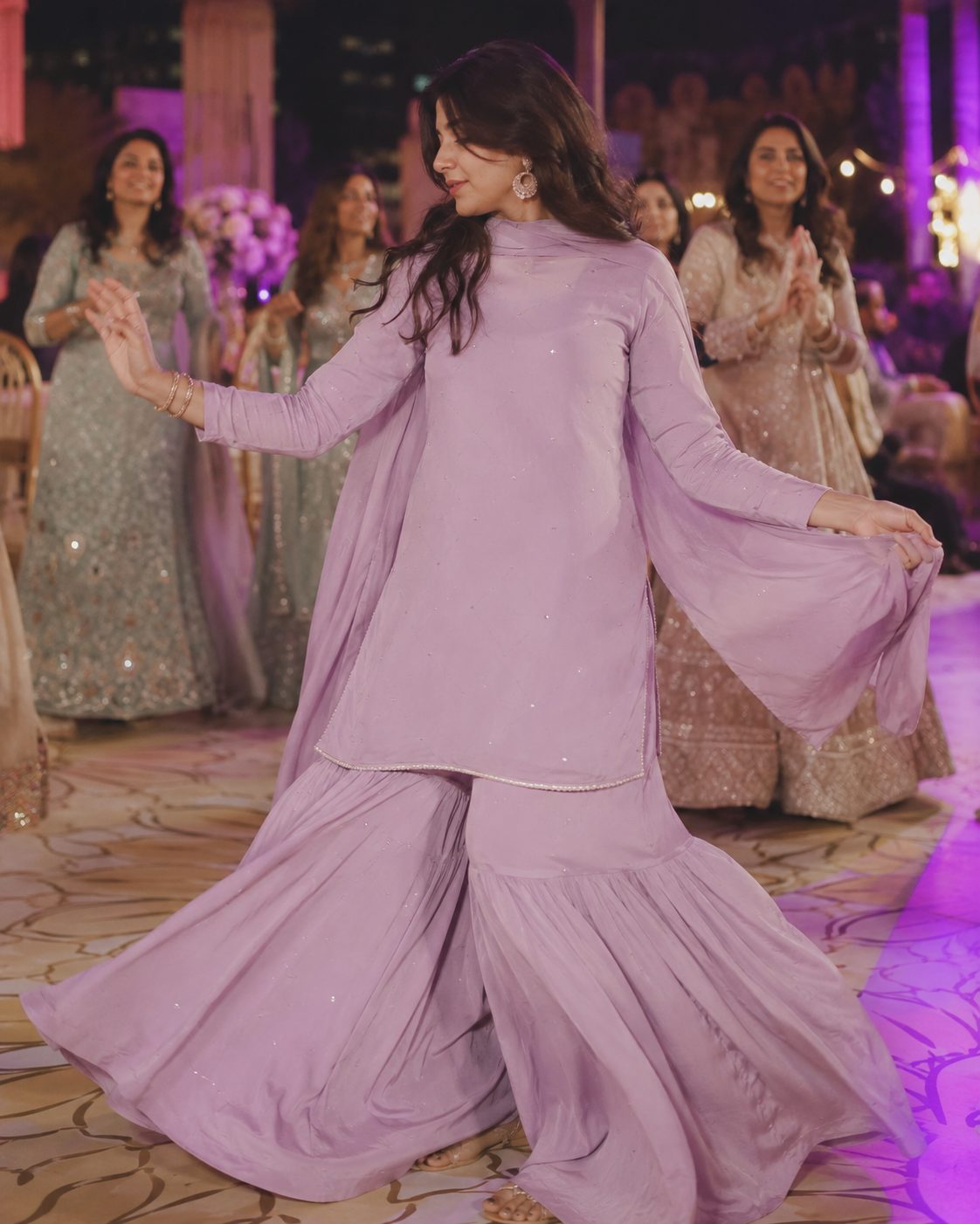 Kurta with Gharara for Mehndi