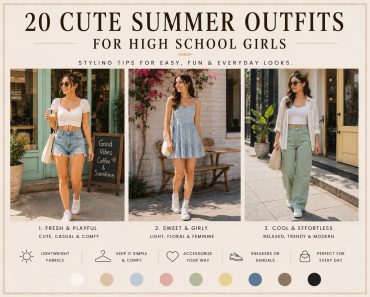 20 Cute Summer Outfits for High School Girls with Styling Tips 20 Cute Summer Outfits for High School Girls with Styling Tips