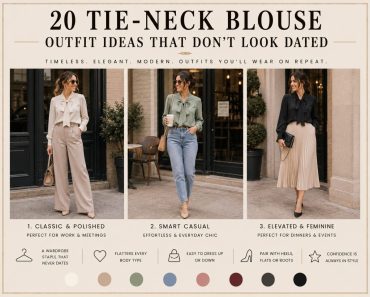 20 Tie-Neck Blouse Outfit Ideas That Don’t Look Dated 20 Tie-Neck Blouse Outfit Ideas That Don’t Look Dated
