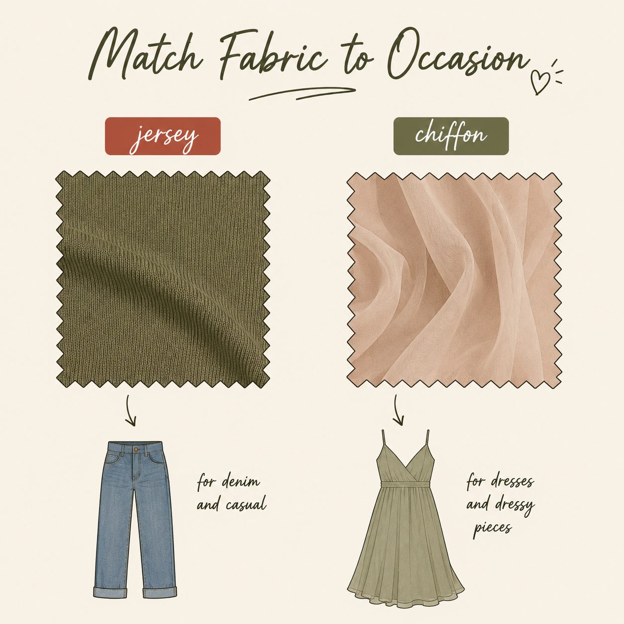 Match Hijab Fabric Weight to the Outfit