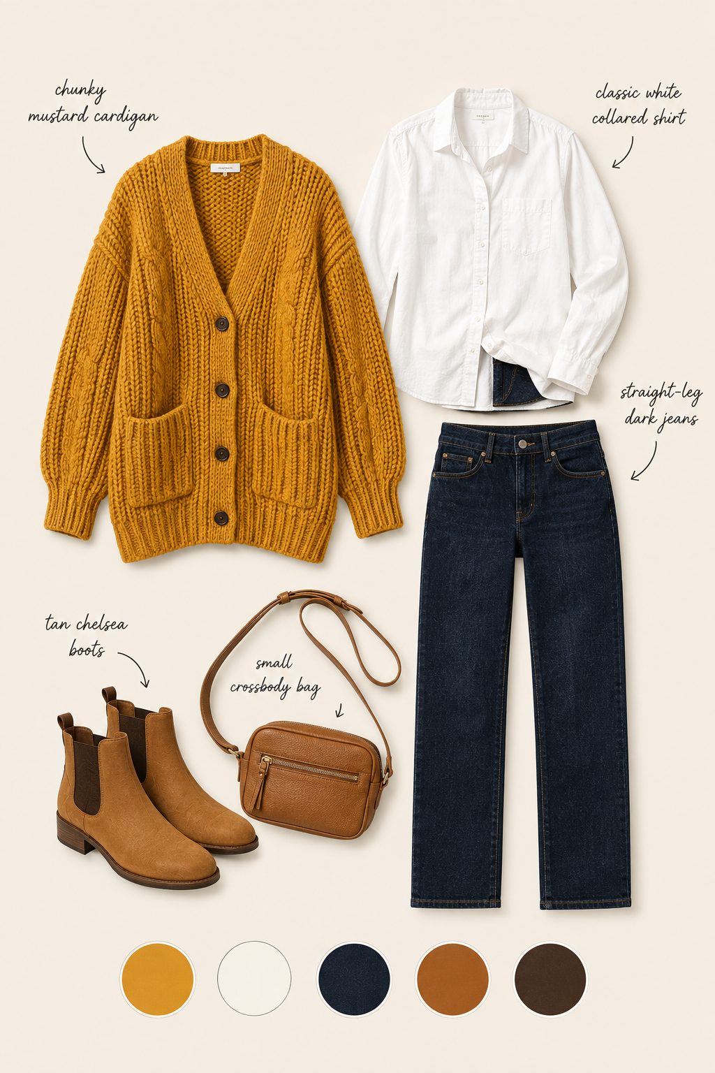 Fair Isle Sweater With Straight-Leg Corduroys