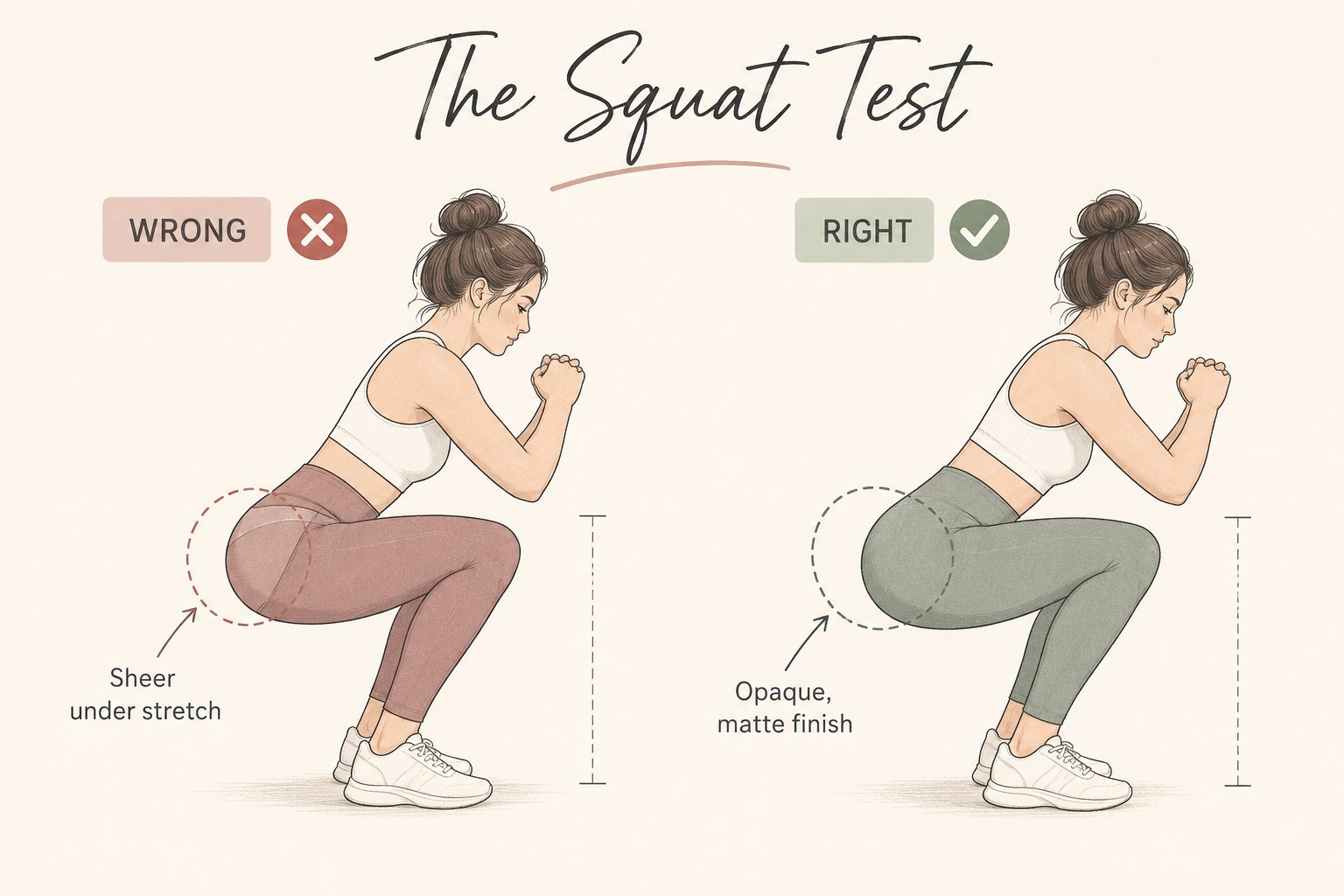 Do the Squat Test in the Fitting Room Before You Buy